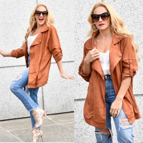 EMILLIE Jacket -Faux Suede - Picture 2 of 3